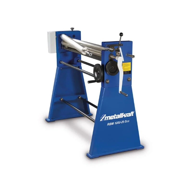 Metallkraft RBM 1000-20 Eco - Calandra manuale 3 rulli asimmetrici 1000 - spessore 2 mm