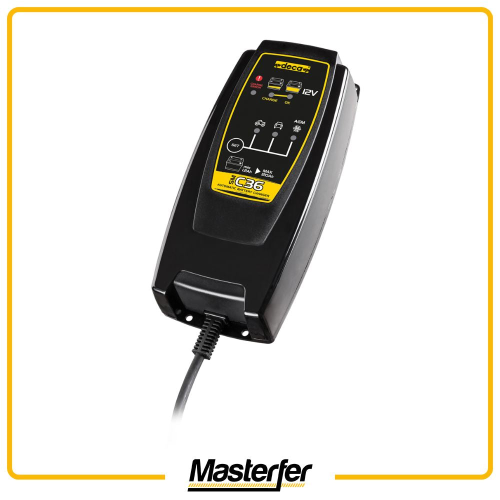 Deca SM C36 - Caricabatterie mantenitore auto moto furgoni