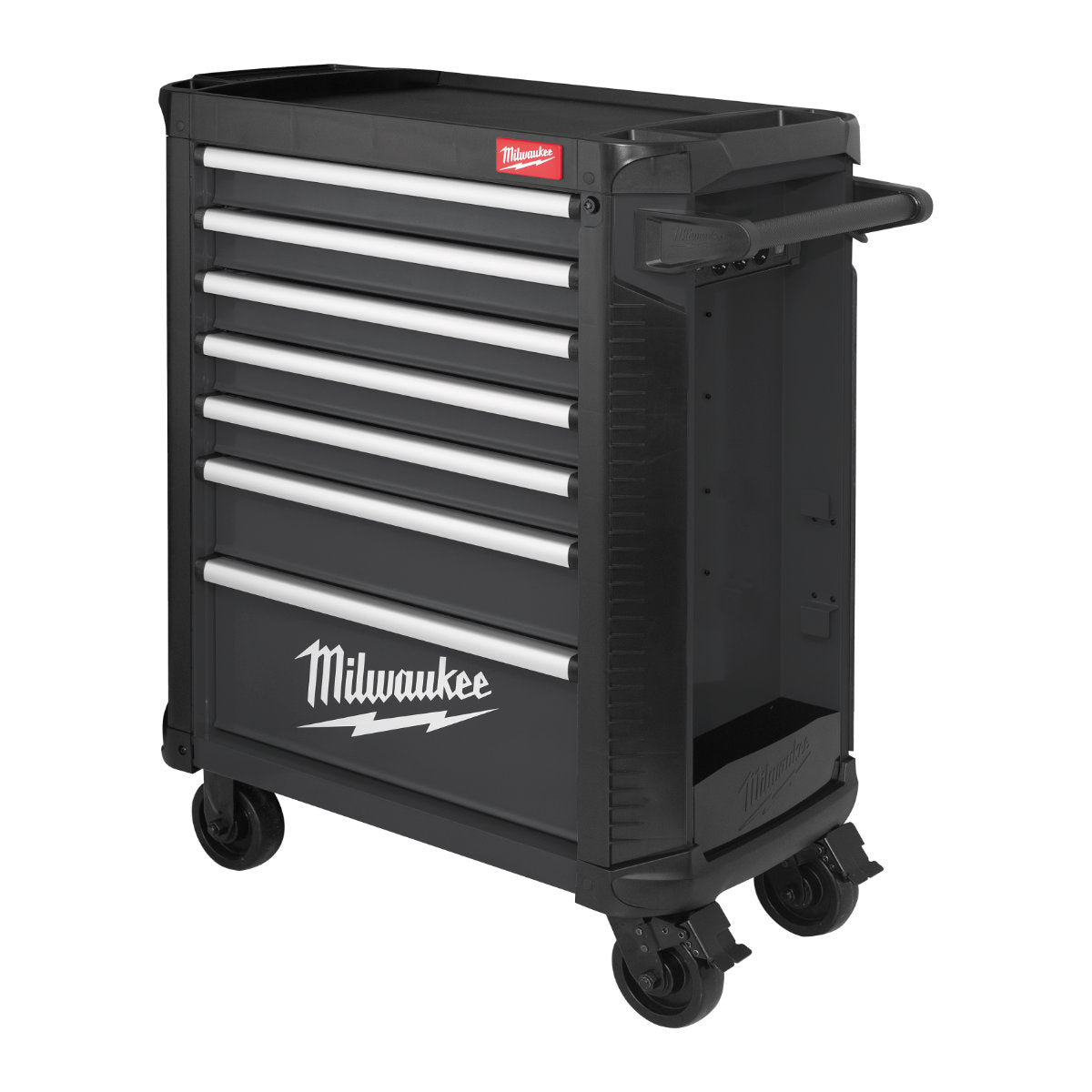 Milwaukee CP7G-AUTO - Carrello portautensili porta attrezzi, grigio - Assortimento automotive 190 pezzi