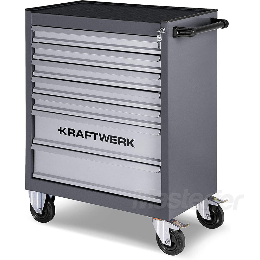 Kraftwerk B107 - Carrello porta attrezzi da officina 7 cassetti, vuoto
