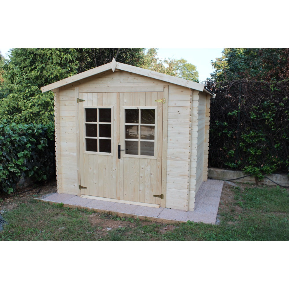 Losa Legnami Viola - Casetta in legno da giardino, 246x300 cm