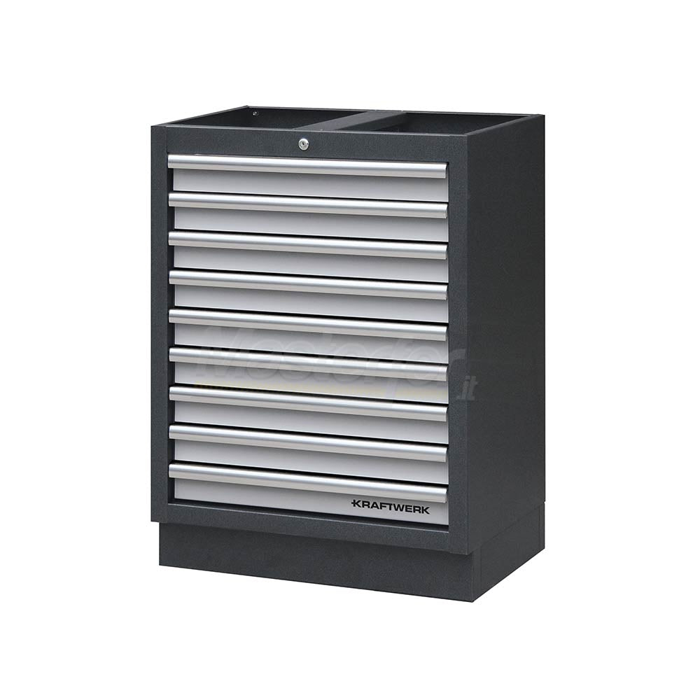 Kraftwerk 3964D - Arredamento officina a 4 elementi con piano in legno