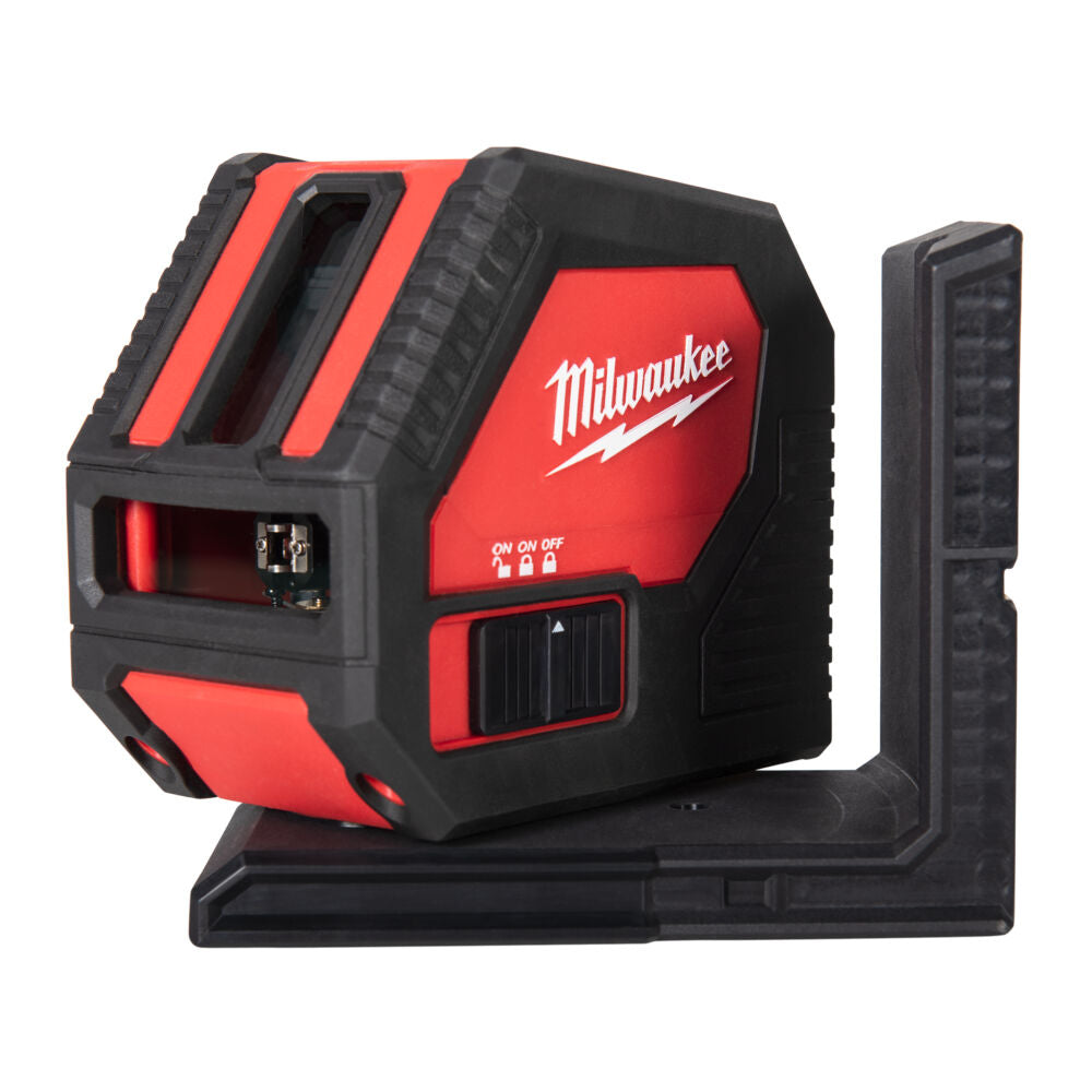 Milwaukee CLL-C - Livella laser a due linee con raggio verde a batterie alcaline