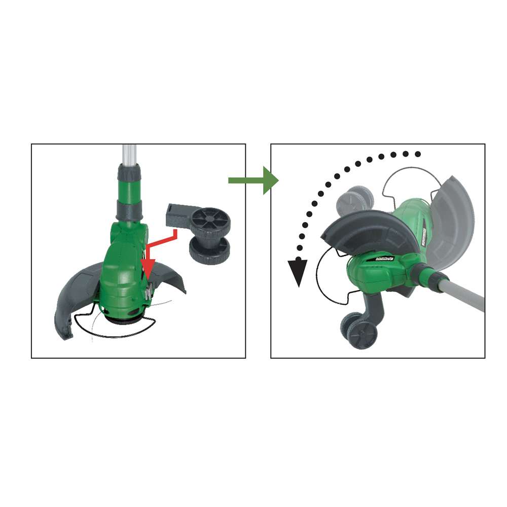 Ribimex PRBAT20/CB - Tagliabordi doppio filo 20V - 2Ah - RBAT20