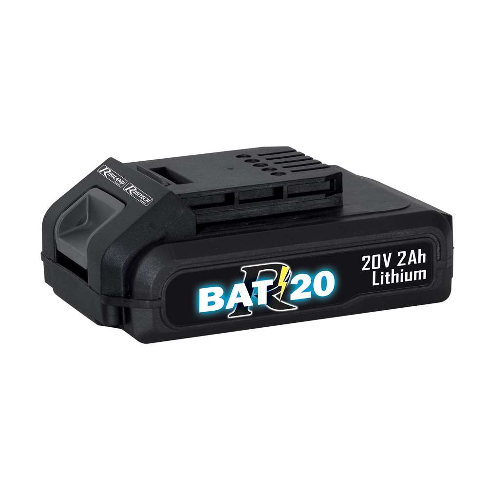 Ribimex PRBAT20/CB - Tagliabordi doppio filo 20V - 2Ah - RBAT20
