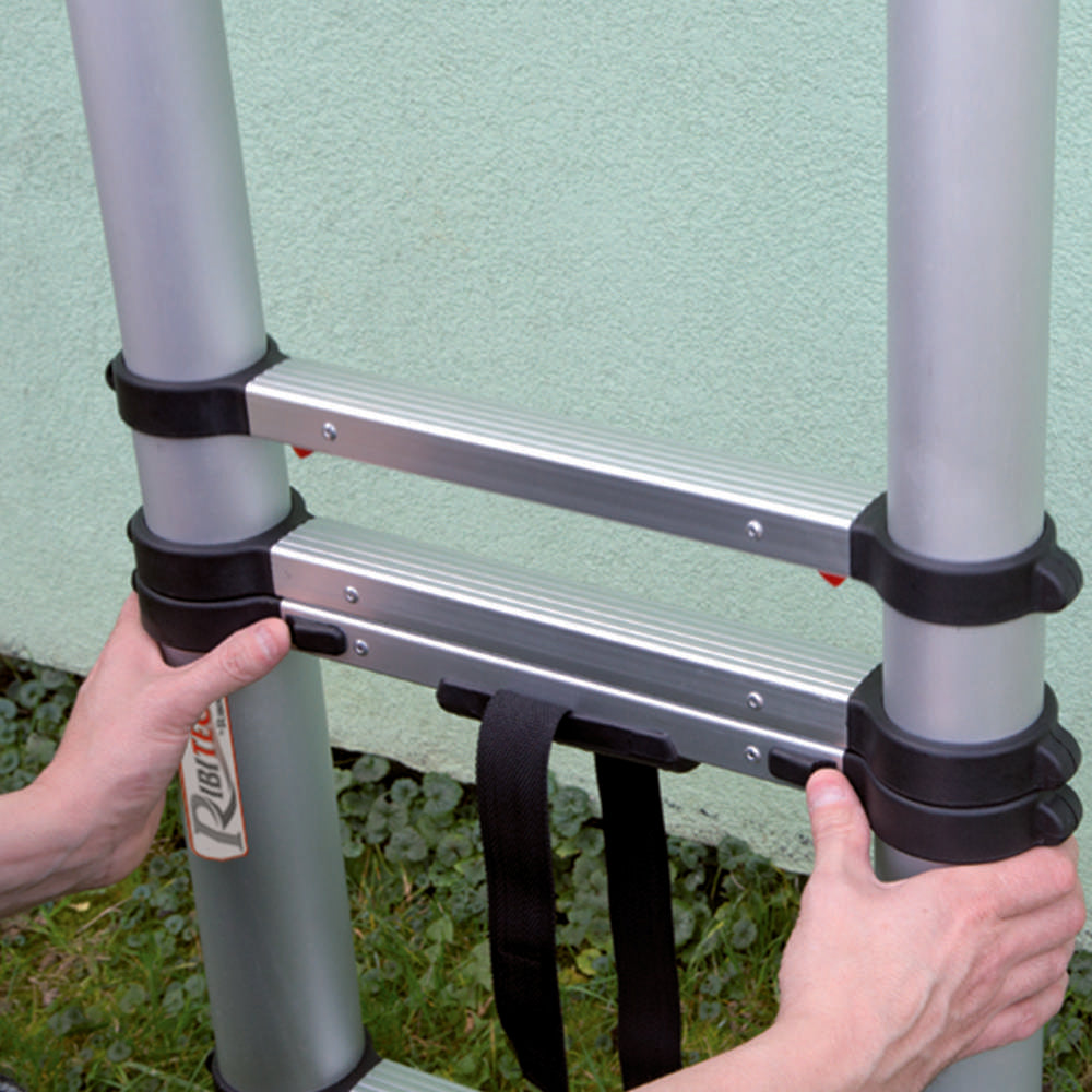 Ribitech PRET092 - Scala telescopica 9 gradini h 72/261 cm