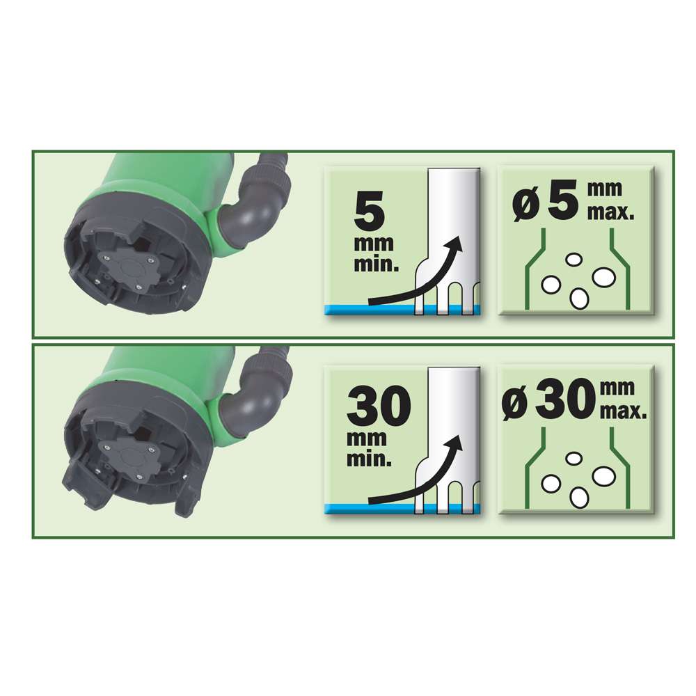 Ribimex PRPVC755CC - Pompa sommersa mista per acque chiare e scure 750W