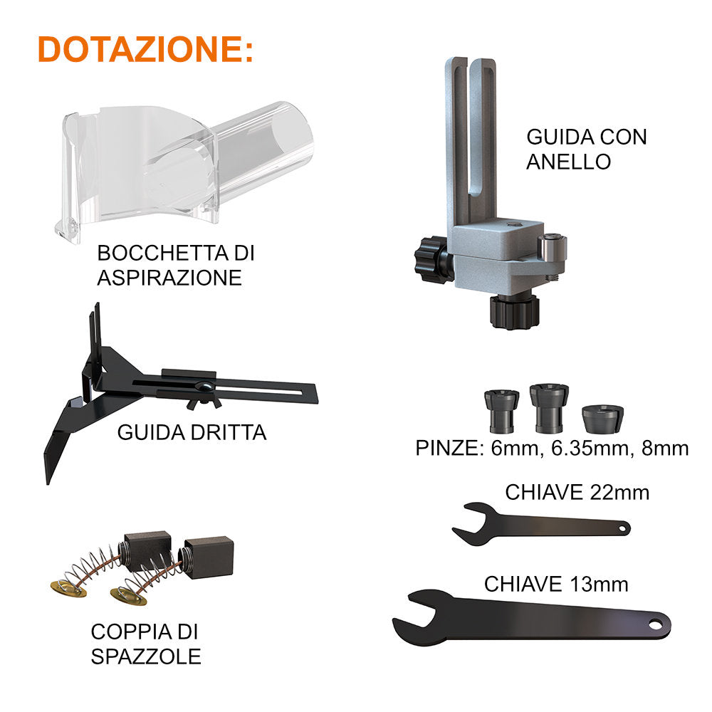 CMT CMT12 - Rifilatore fresatrice verticale per legno elettrica 220V 710W