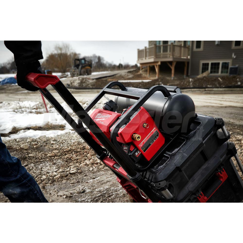 Milwaukee M18 FAC-0 Compressore a batteria Fuel trasporto su carrello