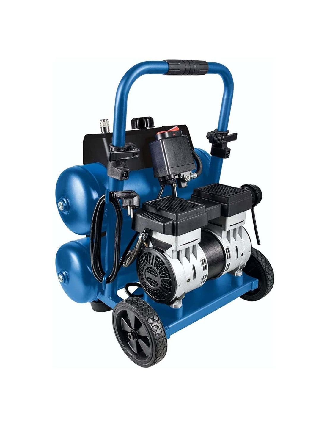 Scheppach HC20SI-TWIN - Compressore aria super silenziato 20 lt 10 bar 