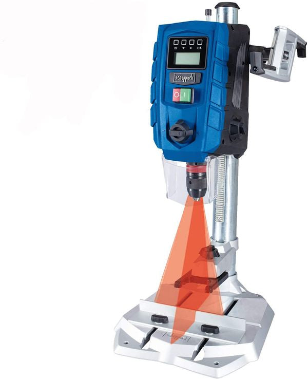 Scheppach DP60 - Trapano a colonna con display digitale e laser