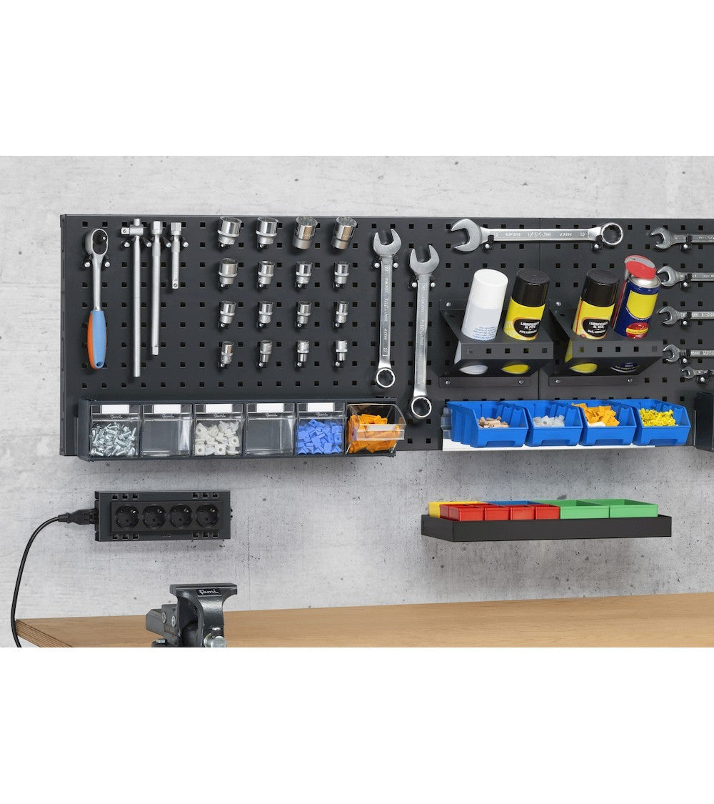 Fami 391B05 - Coppia pannelli forati per banco da lavoro, L950 x P40 x H456 mm