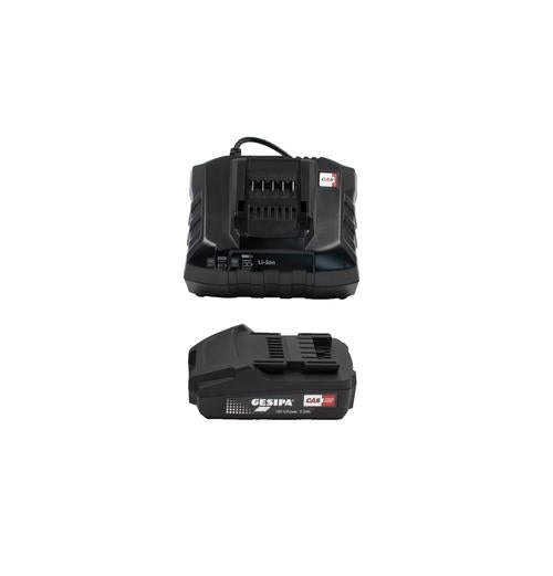 Gesipa AccuBird Pro - Rivettatrice a batteria, 1 x 2,0 Ah in valigetta L-BOXX