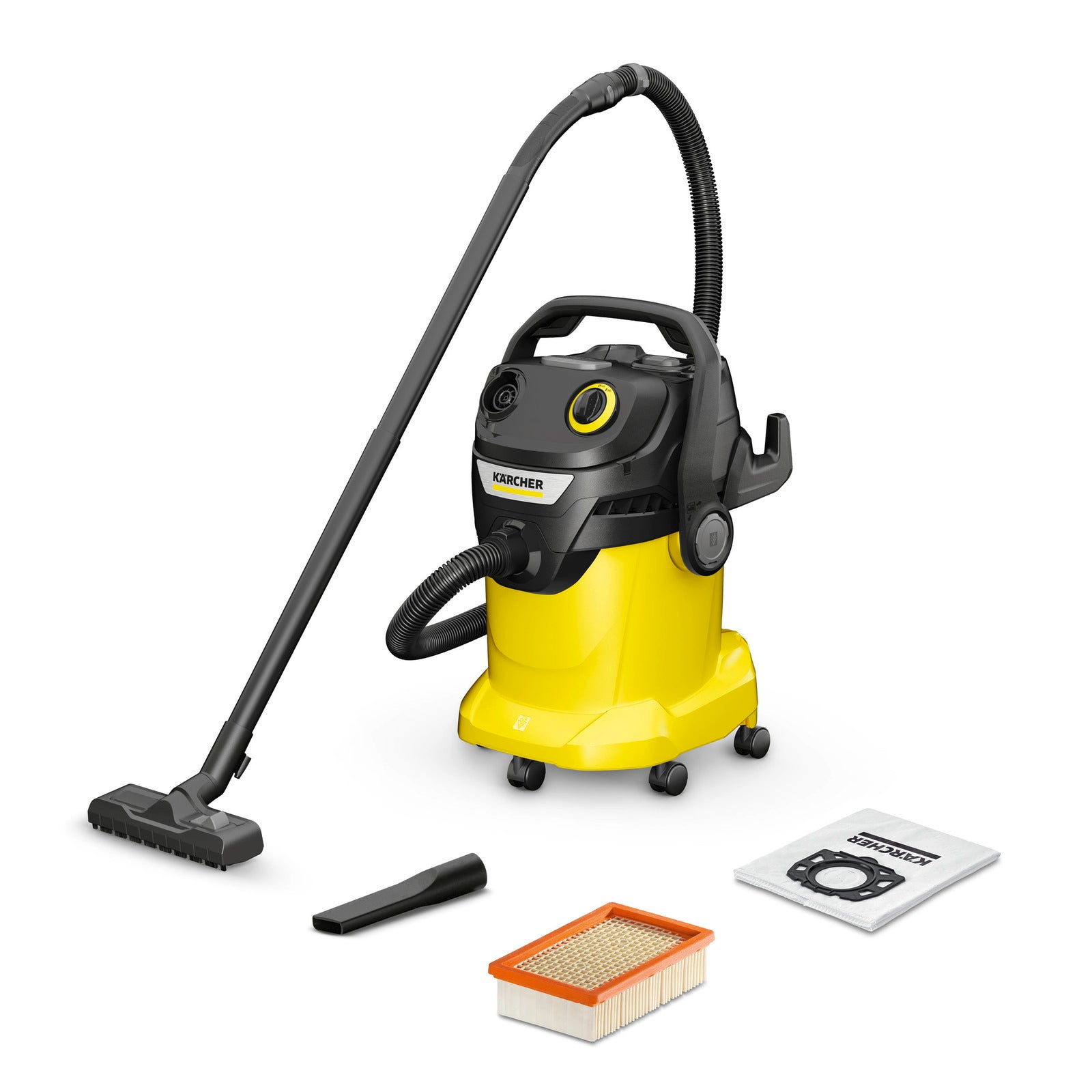 Bidone aspiratutto Karcher KWD 5 V-25/5/22 (Solidi e Liquidi) – 25 L, 1100 W