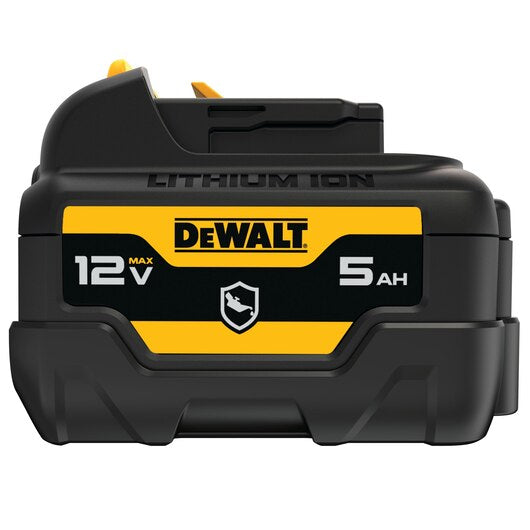 Dewalt DCB126G - Batteria ioni di litio XR 12V 5Ah resistente a oli e agenti chimici