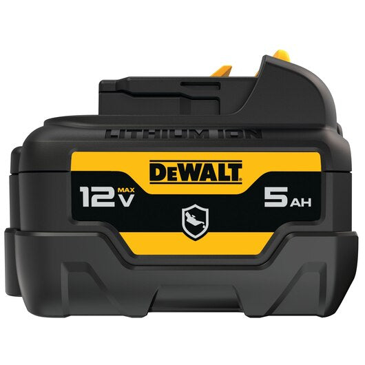 Dewalt DCB126G - Batteria ioni di litio XR 12V 5Ah resistente a oli e agenti chimici