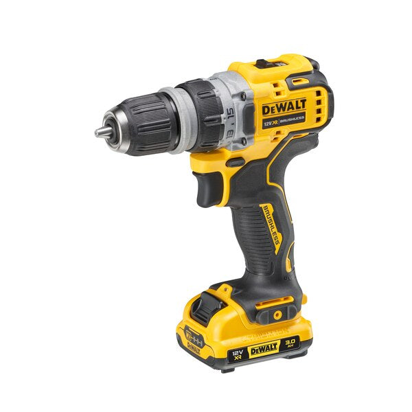 Dewalt DCD703L2T-QW - Trapano avvitatore 12V con mandrino intercambiabile, 2 x 3Ah