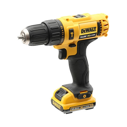 Trapano avvitatore a batteria Dewalt DCD716D2 con percussione + 2 Batterie 10,8V