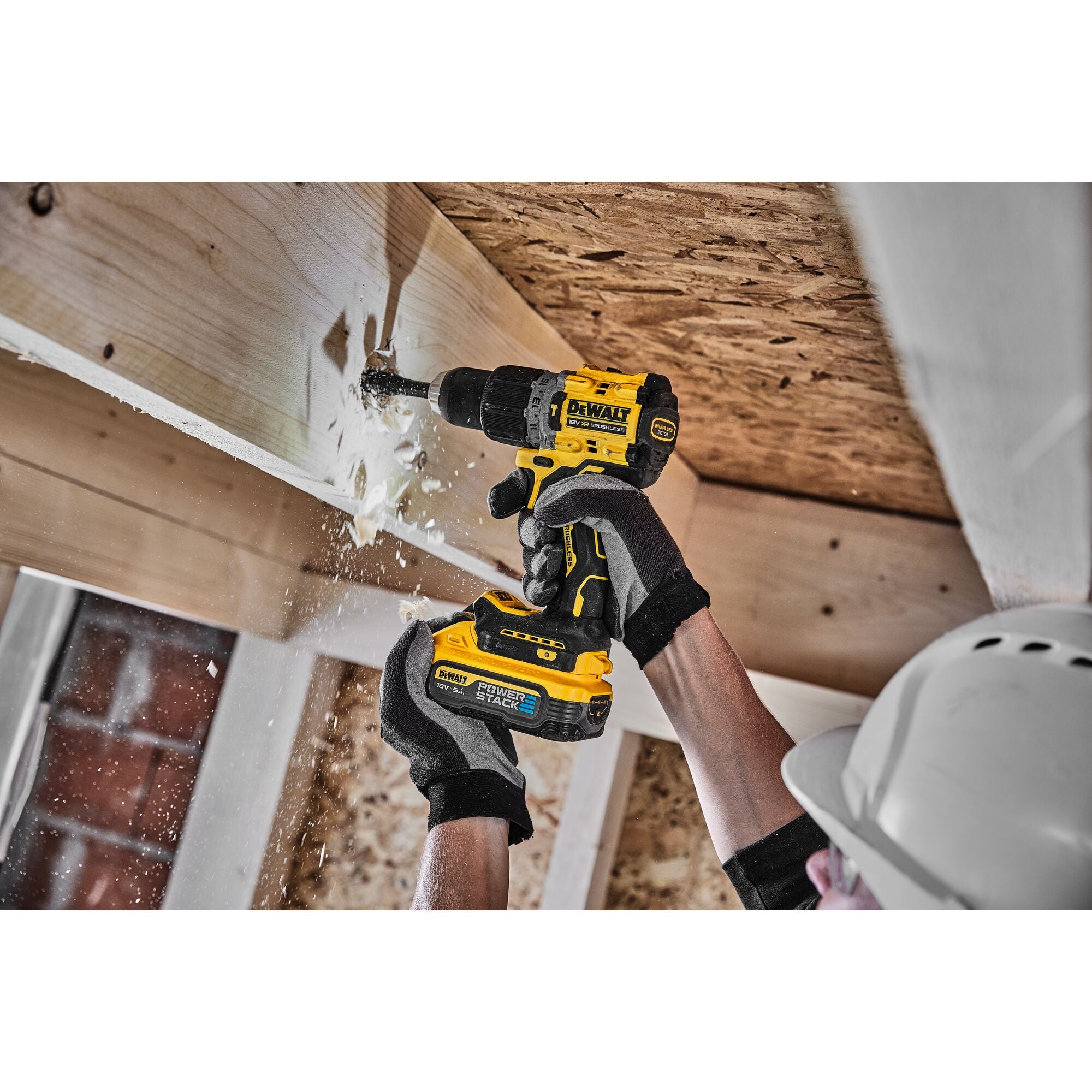 Dewalt DCD805H2T-QW - Trapano avvitatore a batteria 18V con percussione - 2 X 5Ah POWERSTACK
