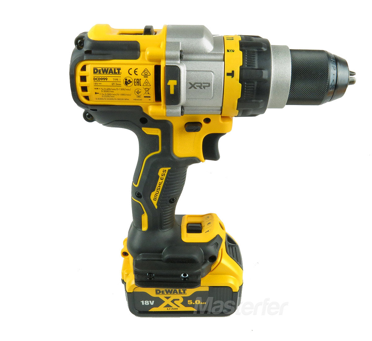 Dewalt DCD999 vista sinistra