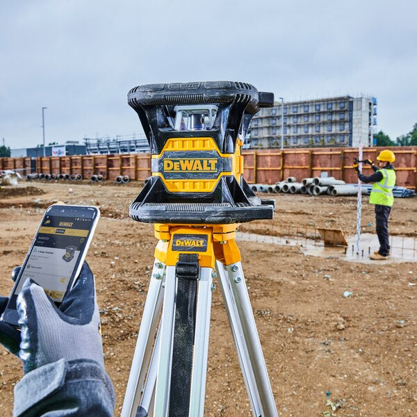 Dewalt DCE080D1GS-QW - Livella tracciatore laser rotante raggio verde 18V Tool Connect - 1 X 2Ah
