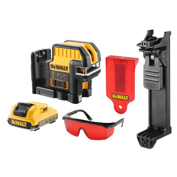 Dewalt DCE0822D1R-QW - Livella tracciatore laser con raggio rosso