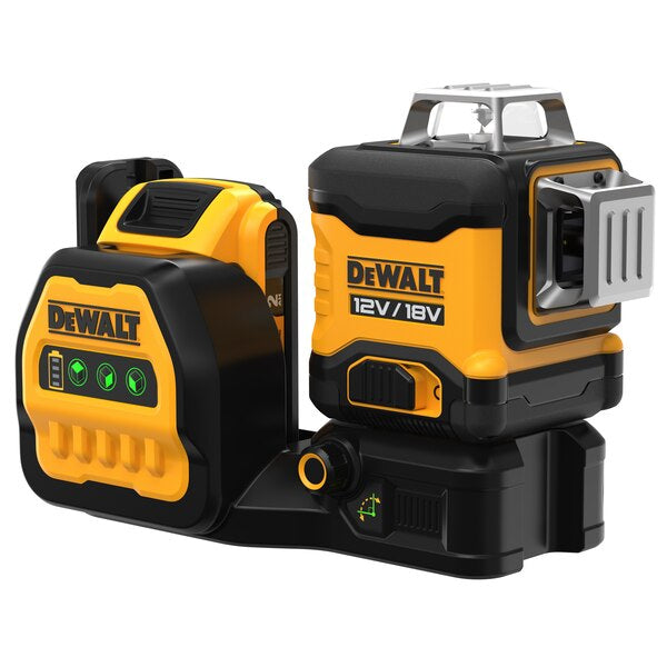 Dewalt DCE089D1G18-QW - Tracciatore Laser 3 x 360° raggio verde 18/12V XR - 1 X 2Ah