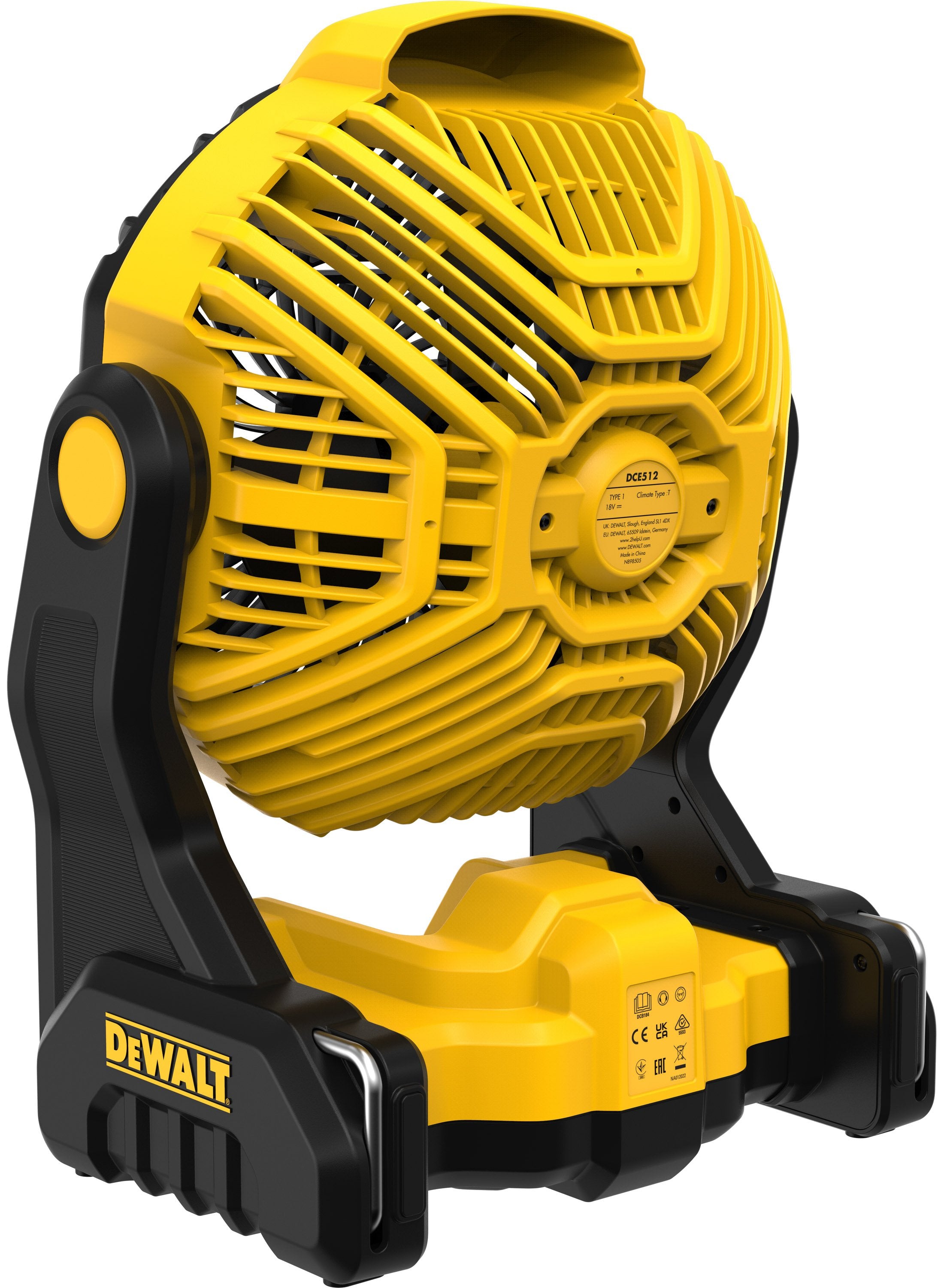 Dewalt DCE512N-XJ - Ventilatore vista laterale