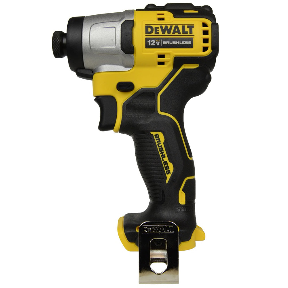 Dewalt DCF801D2 Compact - Avvitatore ad impulsi 1/4" 12V con 2 batterie da 2Ah