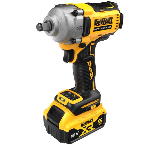 Dewalt DCF891P2T-QW - Avvitatore a impulsi da 1/2" a batteria 18V - 1084Nm - 2 x 5 Ah in valigetta