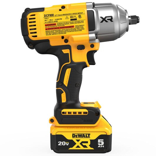 Dewalt DCF900P2T-QW - Avvitatore a impulsi a batteria 18V - 2 batterie da 5AH
