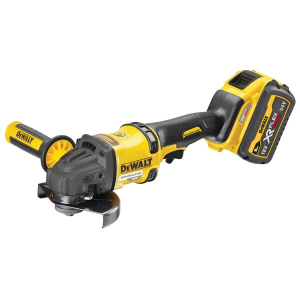 Dewalt DCG418X2-QW - Smerigliatrice angolare 125 mm 54V XR FLEXVOLT - 2 x 9 Ah