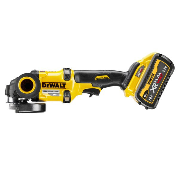 Dewalt DCG418X2-QW - Smerigliatrice angolare 125 mm 54V XR FLEXVOLT - 2 x 9 Ah