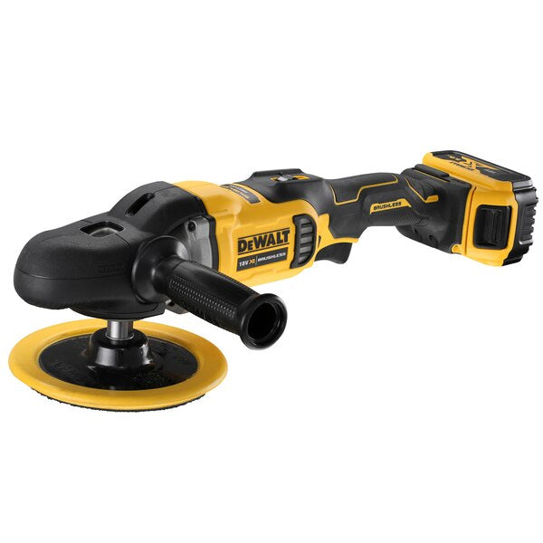 Dewalt DCM849P2-QW - Lucidatrice a batteria da 18V, 2 batteria da 5Ah