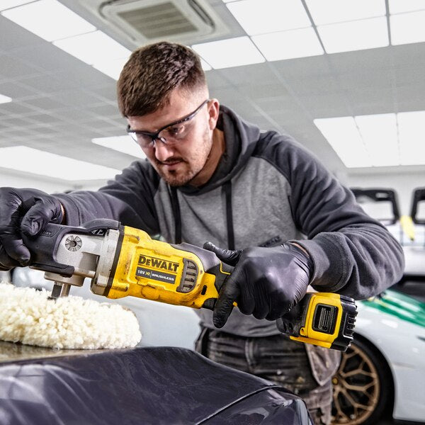 Dewalt DCM849P2-QW - Lucidatrice a batteria da 18V, 2 batteria da 5Ah