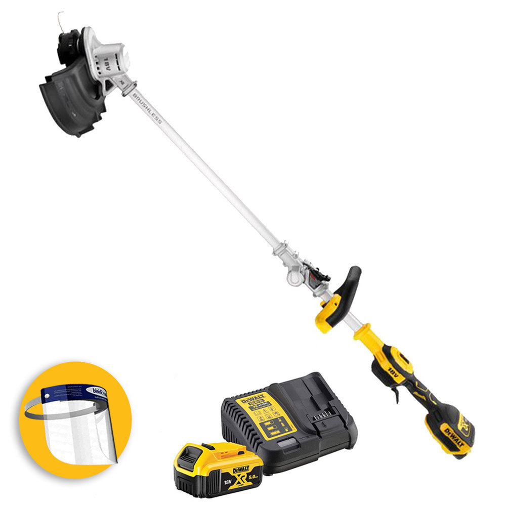 Dewalt DCMST561P1-QW - Tagliabordi tagliaerba pieghevole a batteria 18V