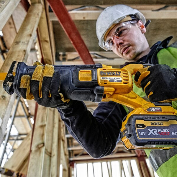 Dewalt DCS389T2-QW - Sega universale a gatuccio a batteria 54V XR FLEXVOLT - 2 x 6 Ah