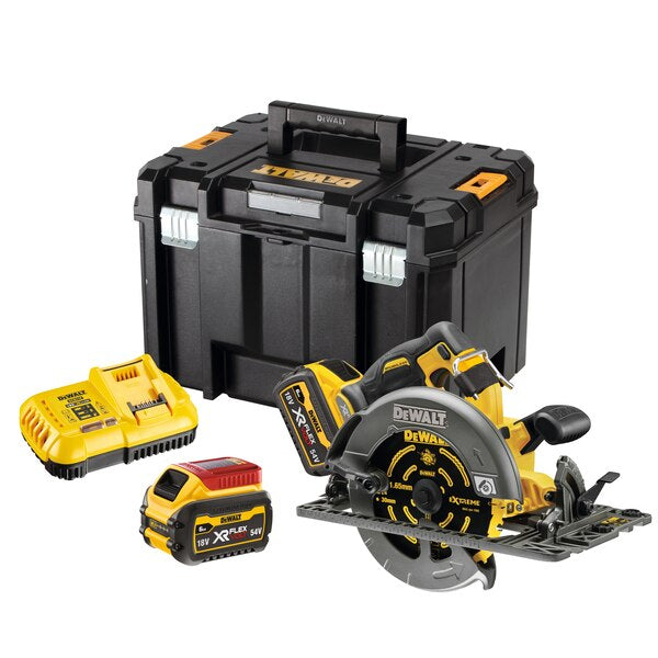 Dewalt DCS579T2-QW - Sega circolare 54V XR FLEXVOLT - 2 x 6ah