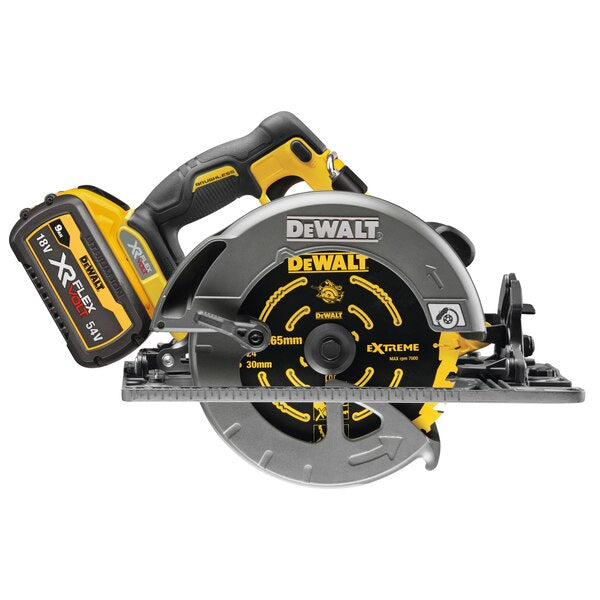 Dewalt DCS579X2-QW - Sega circolare a batteria 54V XR Flexvolt, 2 x 9Ah