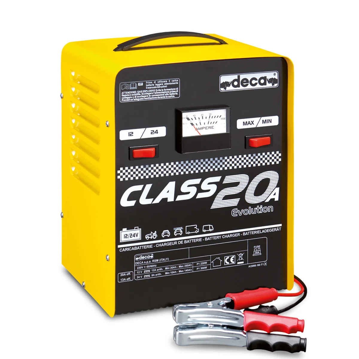 Caricabatterie elettromeccanico 12-24V Deca CLASS 20A (carica 20 A)