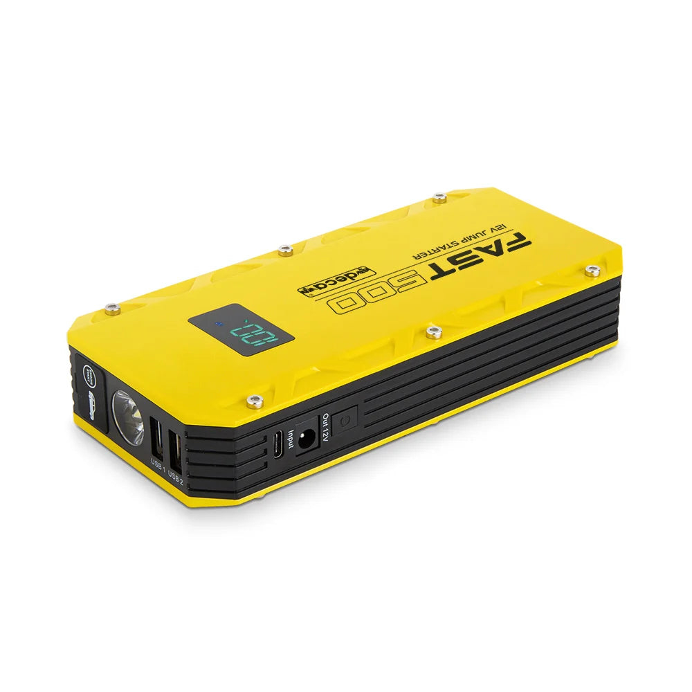 Deca FAST 500 - Avviatore d'emergenza e Power Bank con batteria al Litio 500A