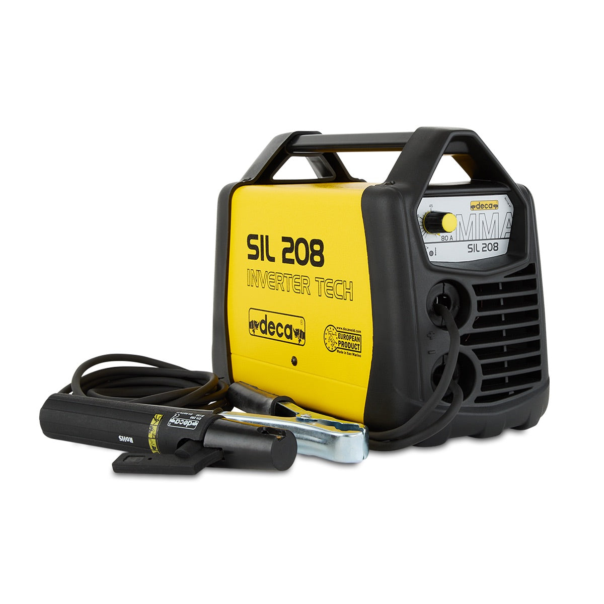 Deca SIL 208 Kit - Saldatrice ELETTRODO inverter (80 A) con KIT completo