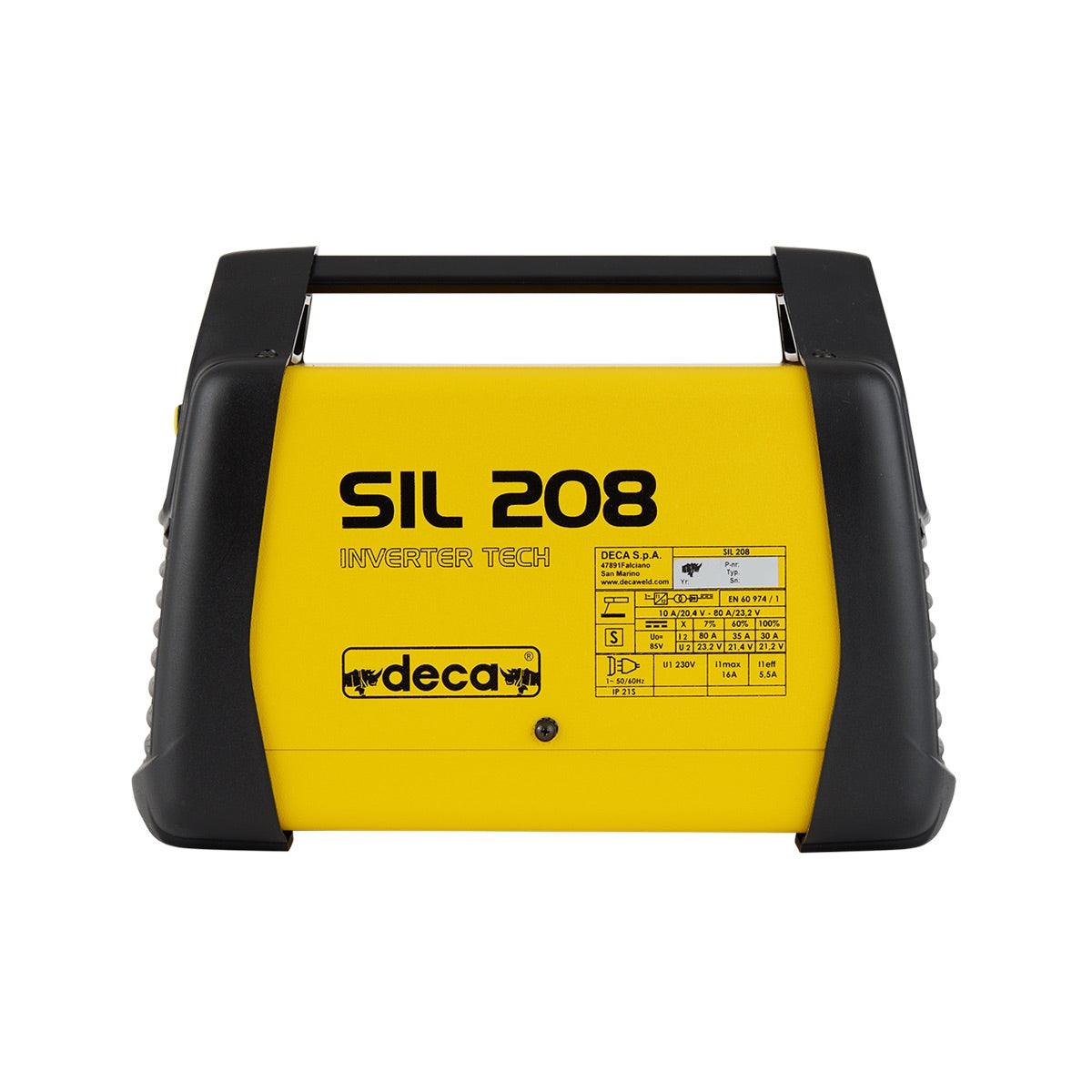 Deca SIL 208 Kit - Saldatrice ELETTRODO inverter (80 A) con KIT completo