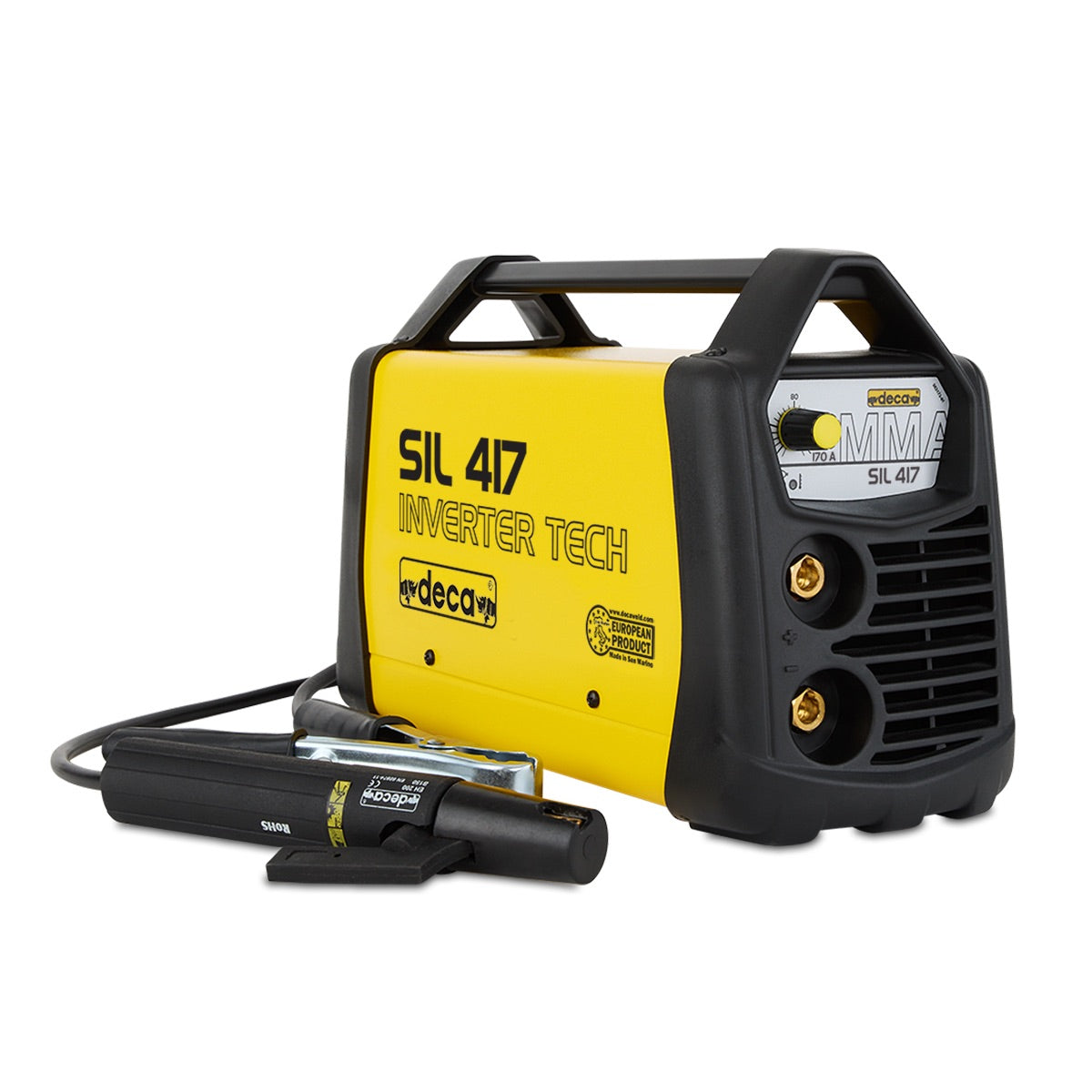 Deca SIL 417 - Saldatrice inverter (170 A) con KIT completo pronta all'uso
