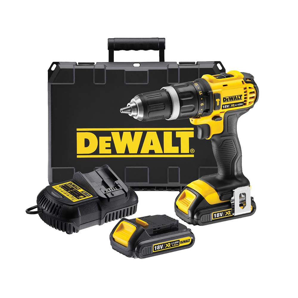 Dewalt DCD785C2 - Trapano avvitatore con percussione - 2 Batterie da 18V 1,5 Ah