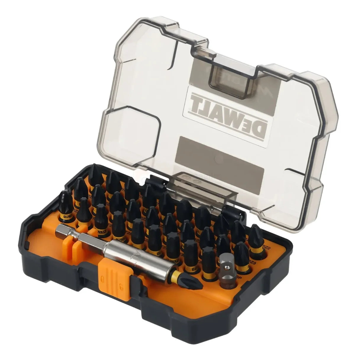 Dewalt DCD86MP2KT-QW McLaren - Trapano avvitatore con percussione + kit flessometro e inserti - 2 batterie da 5Ah 18V
