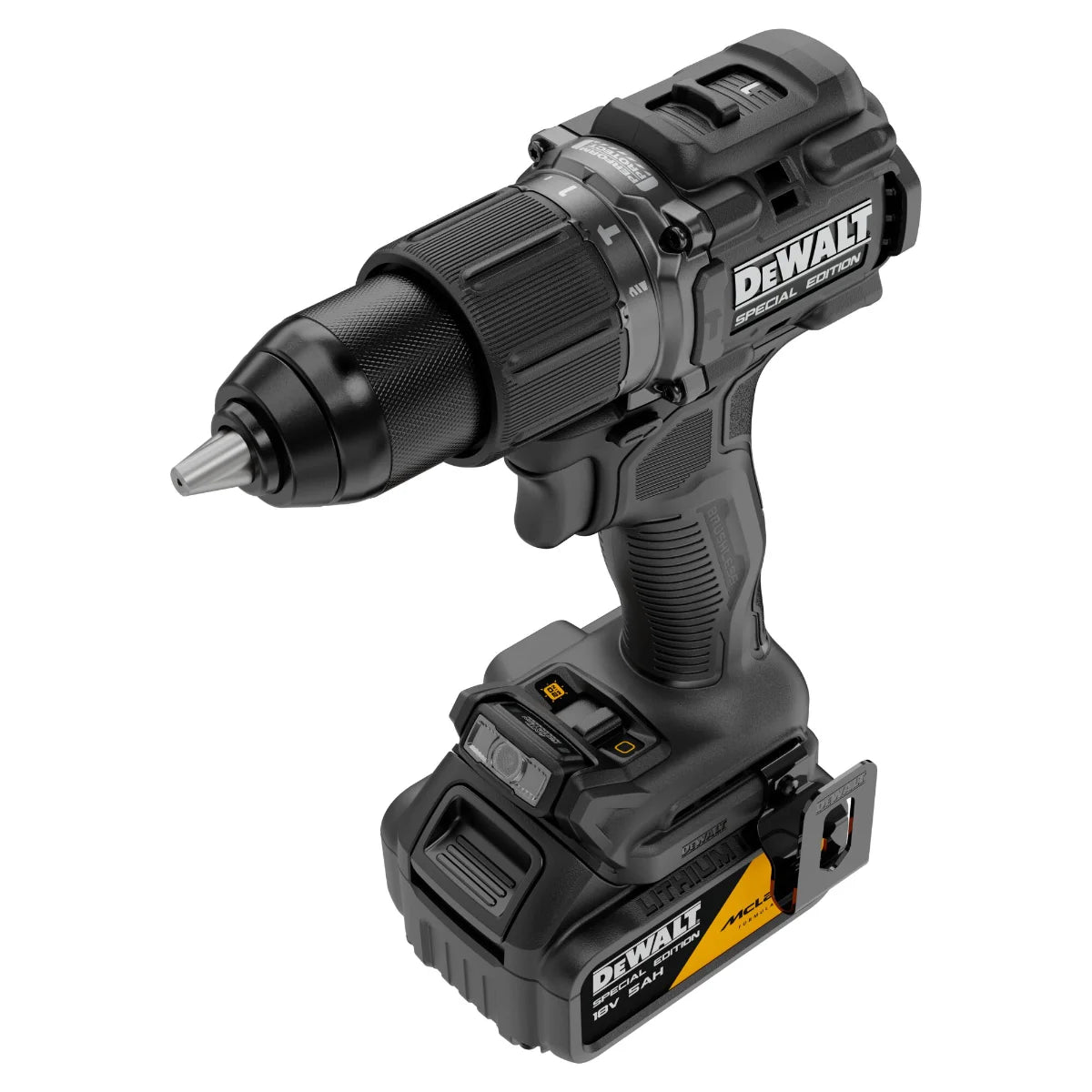 Dewalt DCD86MP2T-QW McLaren - Trapano avvitatore con percussione - 2 batterie da 5Ah 18V