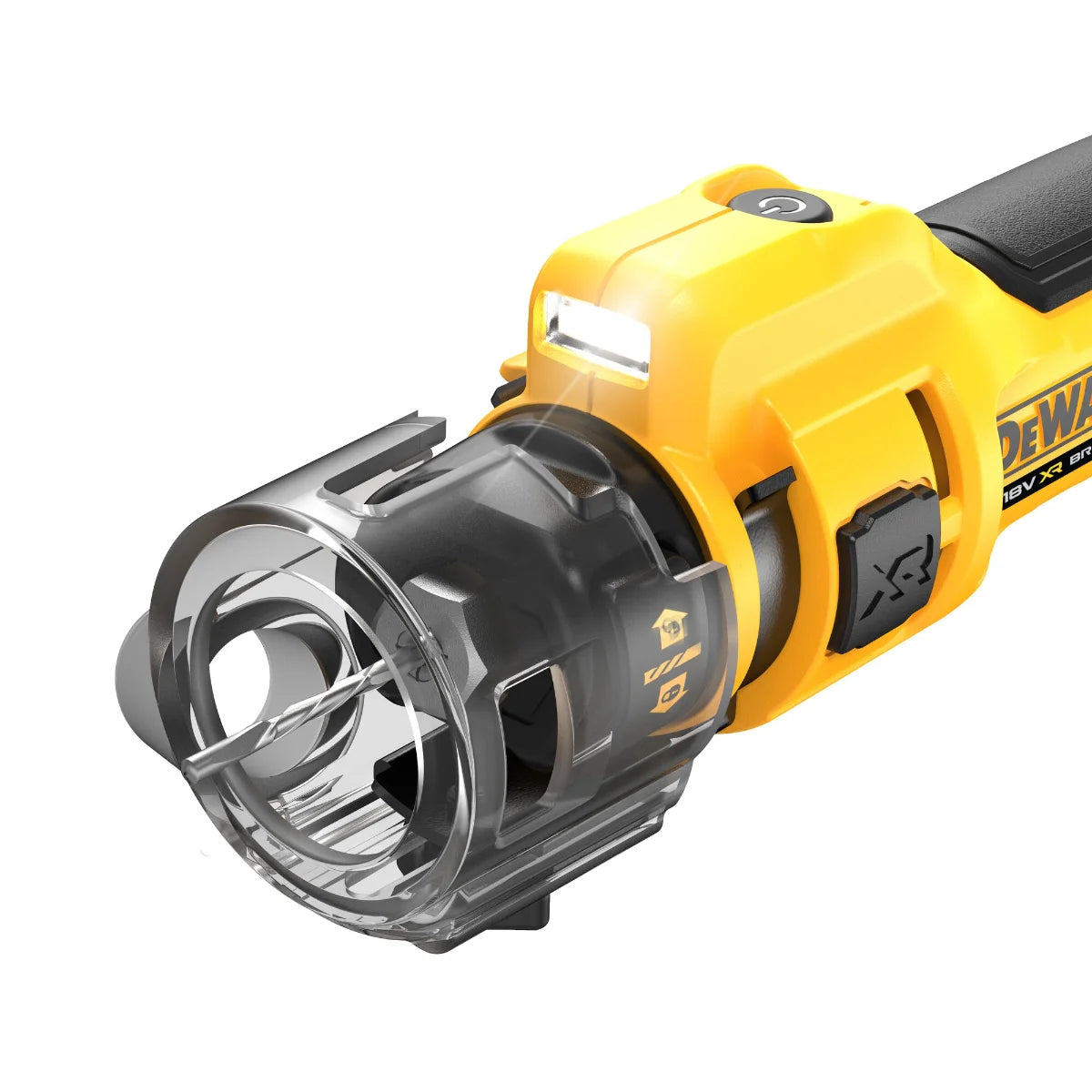 Dewalt DCE555N-XJ - Rifilatore fresa per cartongesso a batteria 18V - solo corpo
