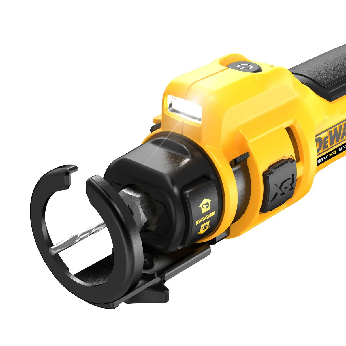 Dewalt DCE555N-XJ - Rifilatore fresa per cartongesso a batteria 18V - solo corpo