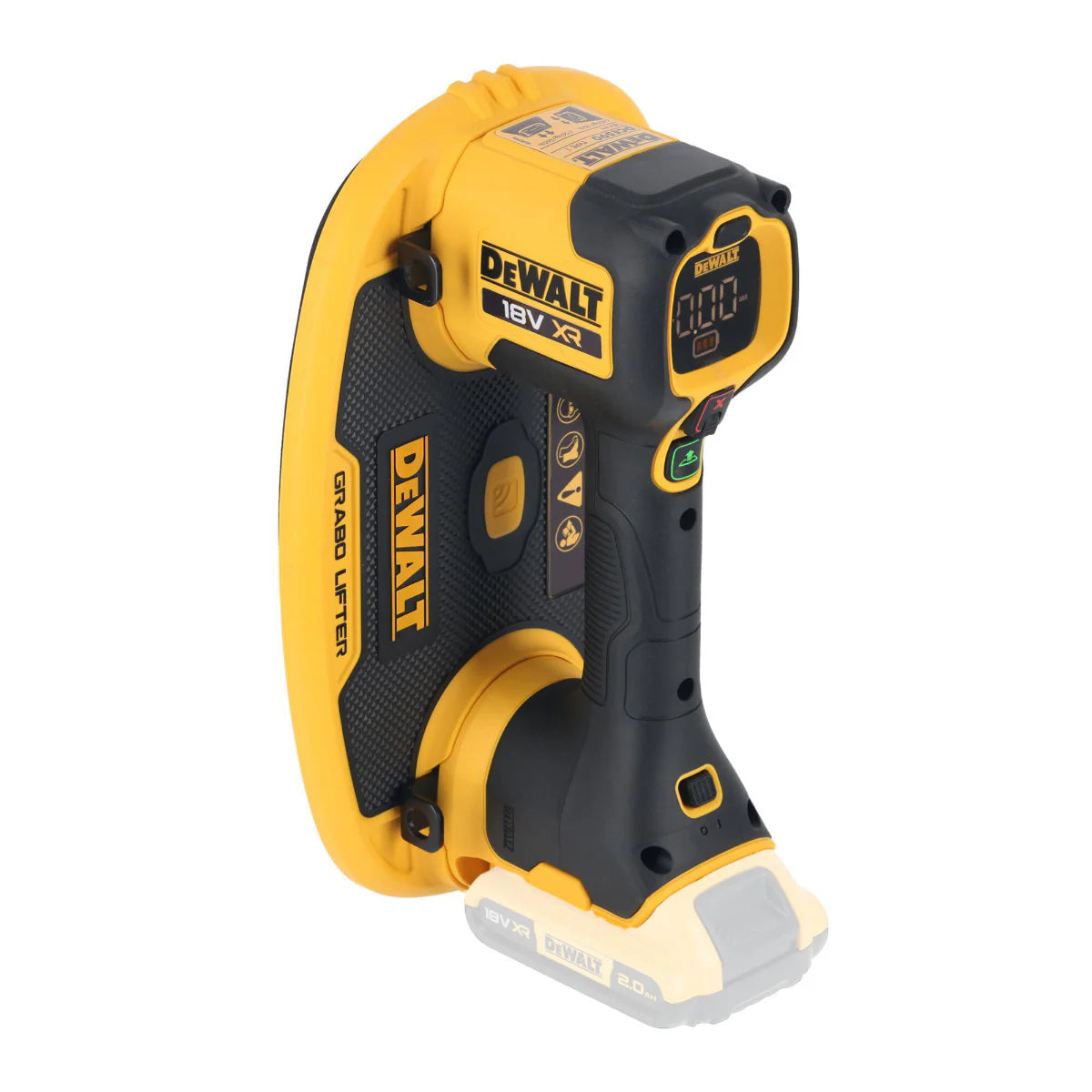 Dewalt GRABO DCE590D1T-QW – Ventosa sollevatore a batteria XR 18V per lastre e pannelli - 1 X 2Ah